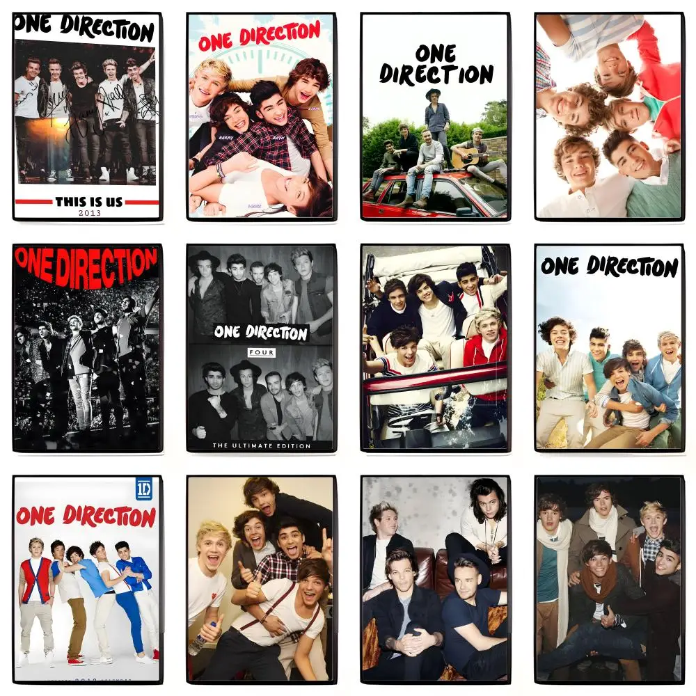 Pop Youthful O-One Direction Poster Self-adhesive Art Waterproof Sticker Coffee House Dorm Room Wall Decor