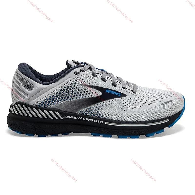 BROOKS Running Shoes Adrenaline GTS 22 Men Trail Running Sneakers Anti-Slip Cushioning Elastic Casual Road Jogging Shoes for Men