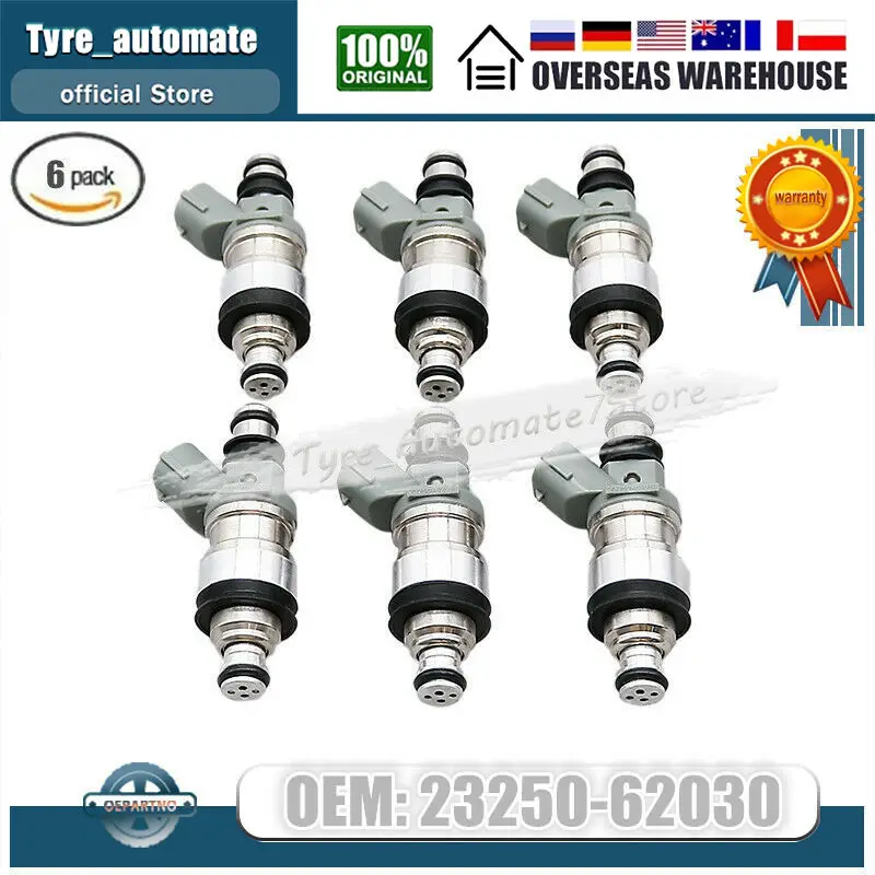 

SET of 4 FUEL INJECTORS FOR 1996-1997-1998 TOYOTA T100 TACOMA 4RUNNER 3.4L 23250-62030