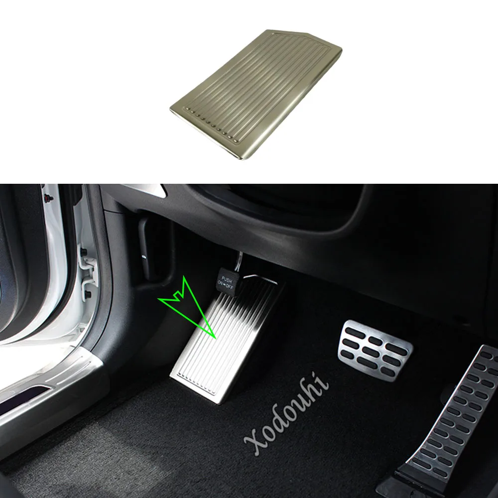For Kia Sportage KX5 2019 2020 2021 2022 Sticker Styling Foot Inner Brake Rest Lamp Frame Trim Break Pedal Molding Hood Part
