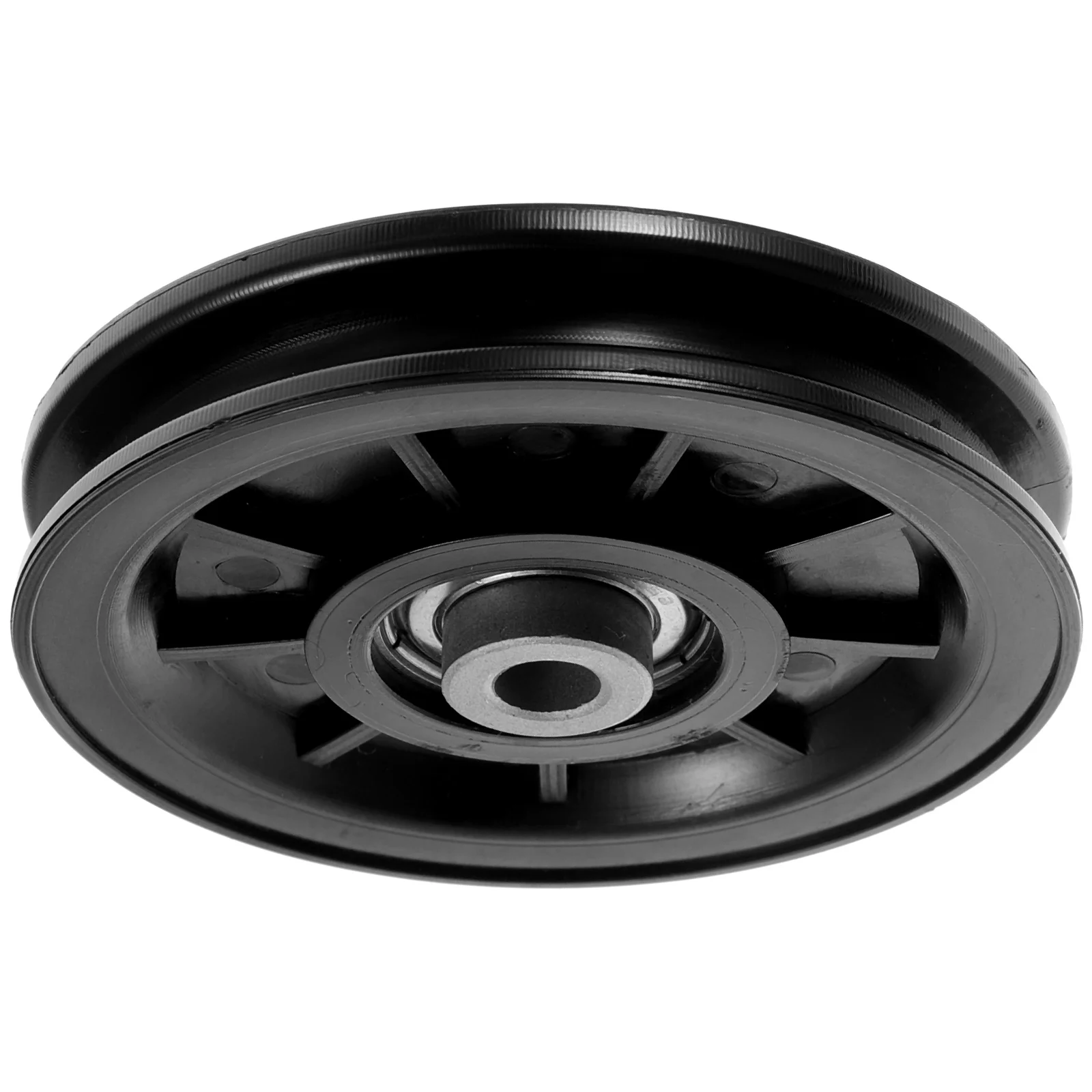 

Black 100mm Pulley Wheel Fitness Accessories Gym Equipment Cable Lat Attachment Home Exercise Sport Portable Universal