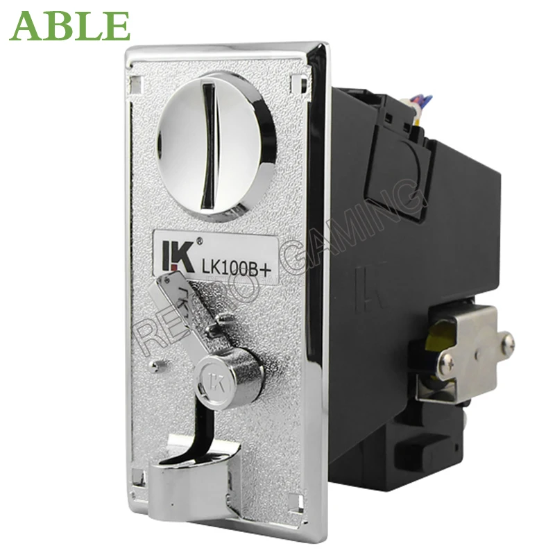 LK 100B+ Alloy Panel CPU Comparative Coin Acceptor Anti-Phishing Electronic Token  Money  Receiver for Arcade Machine Parts