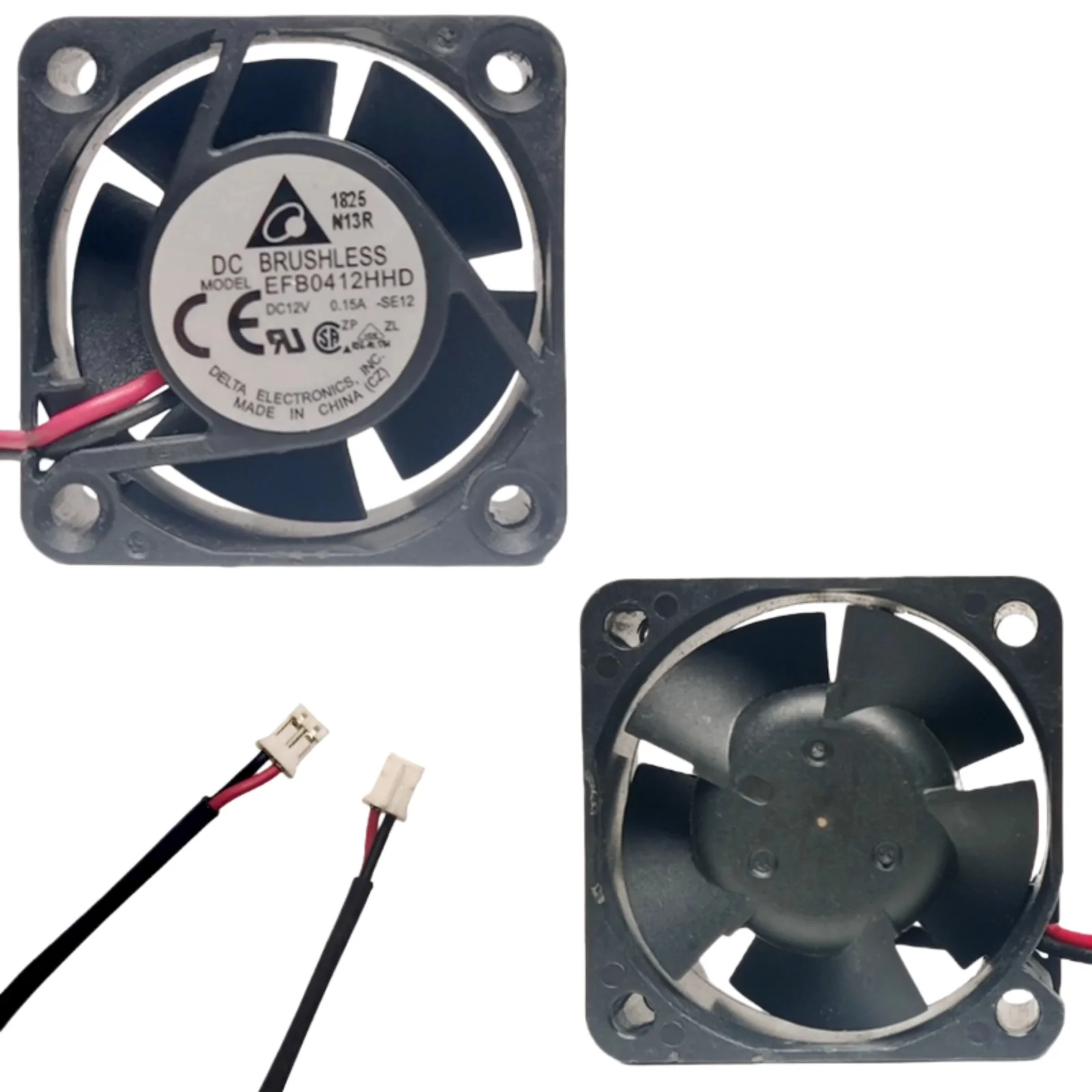 

for Delta 40x40x20mm Dual Ball Bearing 12V DC Cooling Fan - High Speed 40mm Fan for Electronics EFB0412HHD EFB0412HD EFB0412VHD