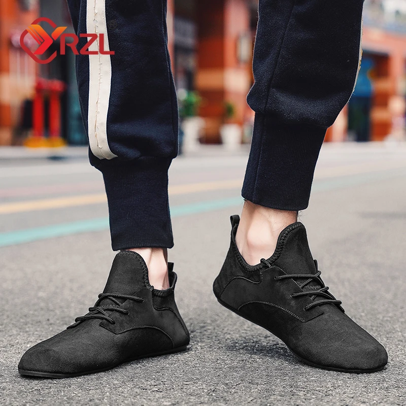 YRZL Mesh Loafers Men Driving Moccasins Thin Bottom Flats Walking Shoes Breathable Non Slip Casual Loafers Summer Mens Shoes