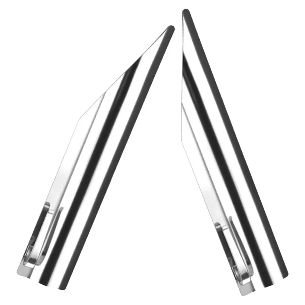 

2Pcs Stainless Steel Crumb Scraper Tabletop Portable Crumb Sweeper Easy Clean Kitchen Tool for Food Service Dough Scraper Bread