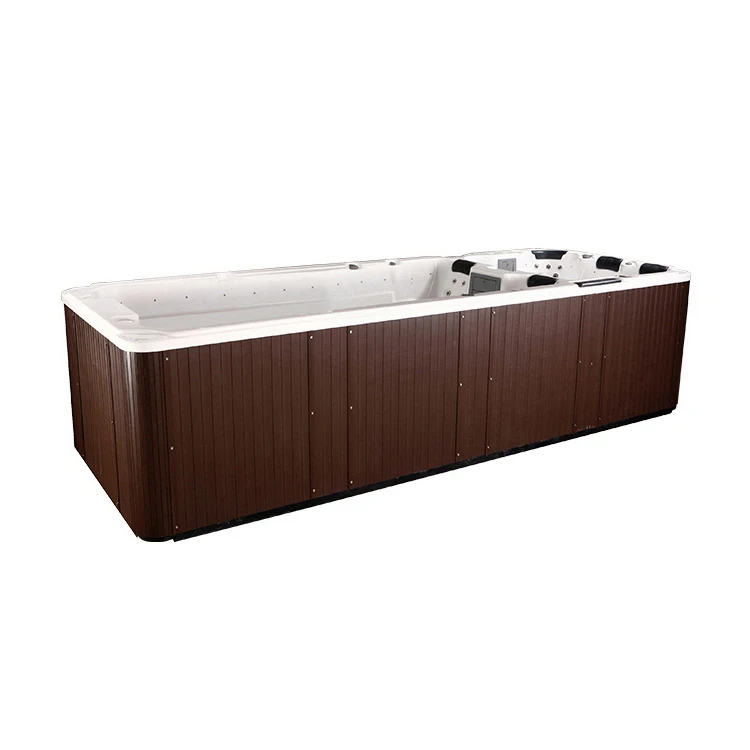 European Style Infinity Edge Spa Pool Outdoor Hydro Massage Hot Tub CE SAA Certified for Backyard Villa Resort