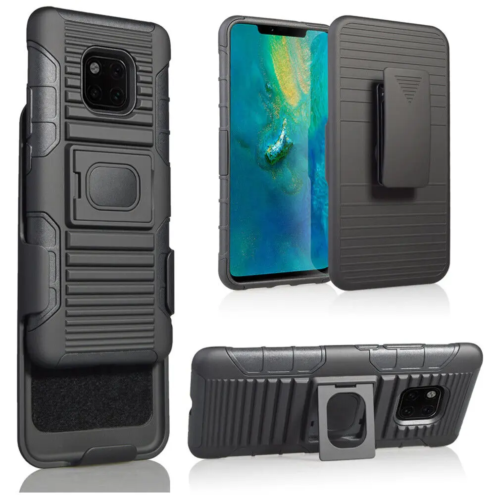 

For Huawei P30 Pro Mate 20 Pro Case Belt Clip Holster Cover Heavy Duty Shockproof Kickstand Armor Rugged Hybrid