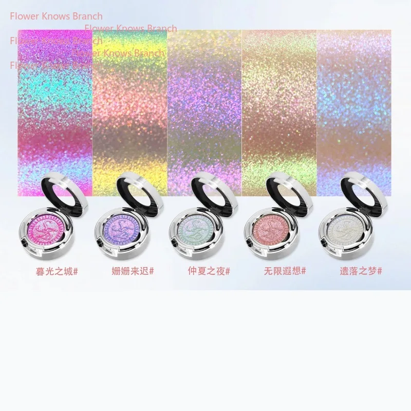 Sheeneffect Chameleon Holographic Glitter Spray Eyeshadow & Highlighter Duochrome Pearl Powder,Intense Sparkle Shimmer
