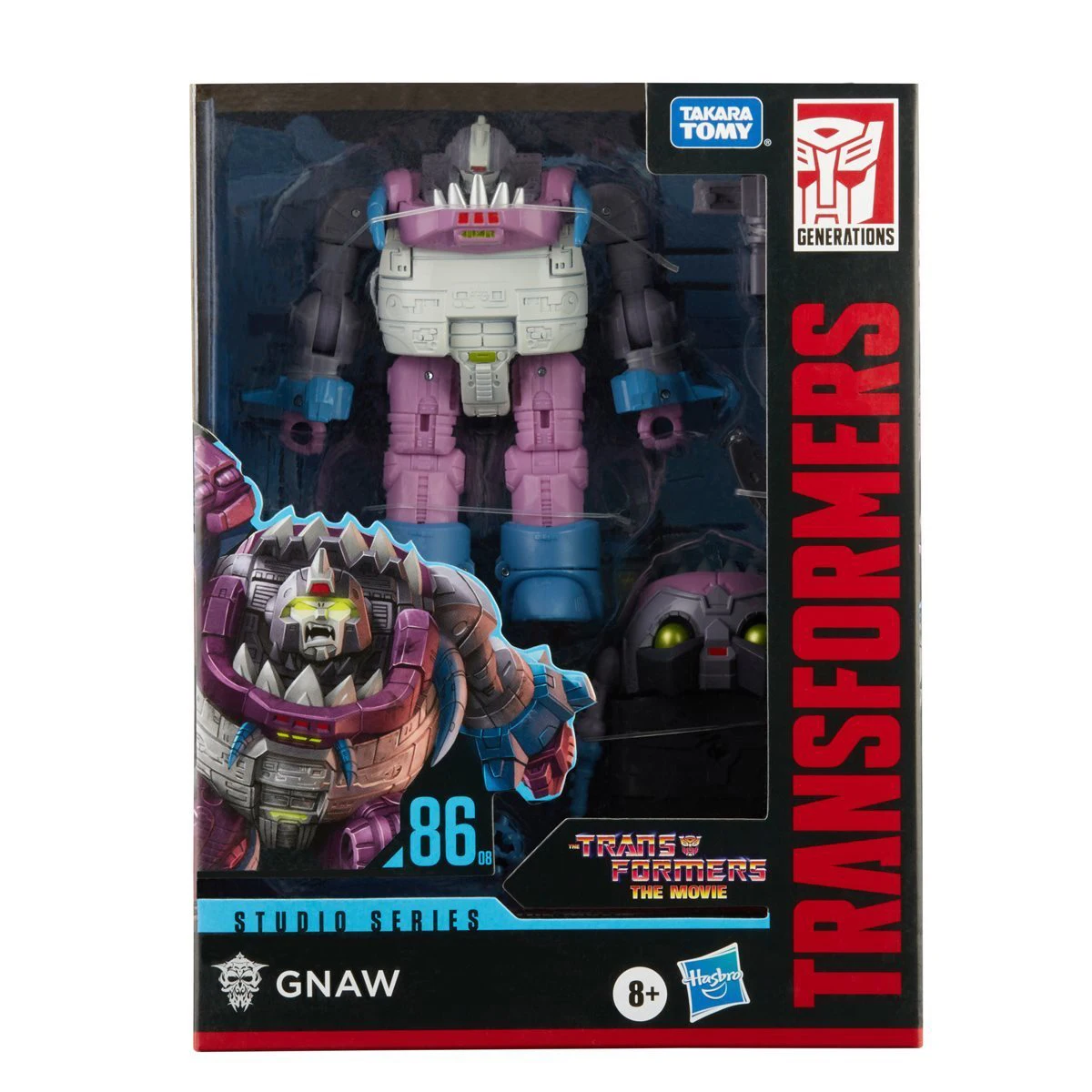 재고 있음 오리지널 Hasbro Transformers The Movie SS86 Gnaw 애니메이션 액션 피규어 로봇 장난감 컬렉션 모델 취미 소년 선물용