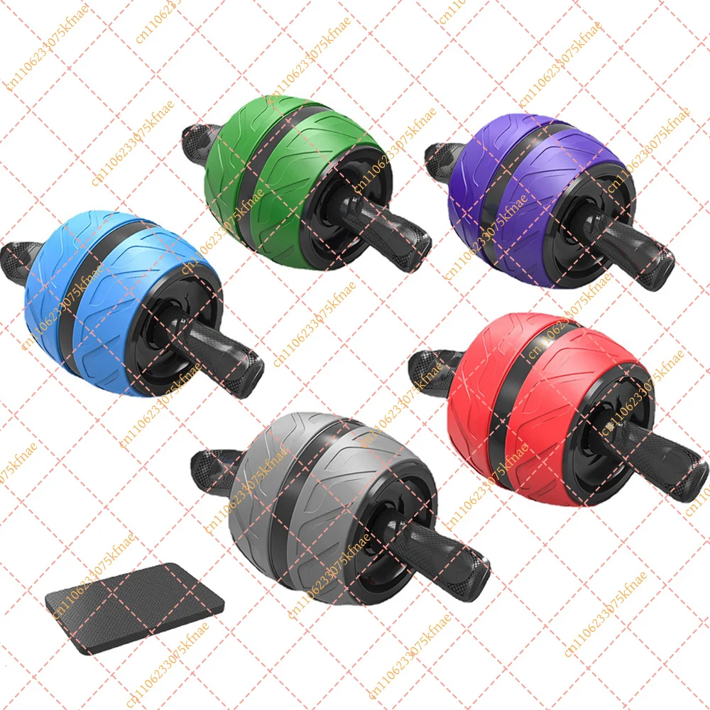 Rebound Ab Roller with Knee Pad Abdominal Core Workout Wheel Home Gym Fitness Strength Training Body Exercise Equipment