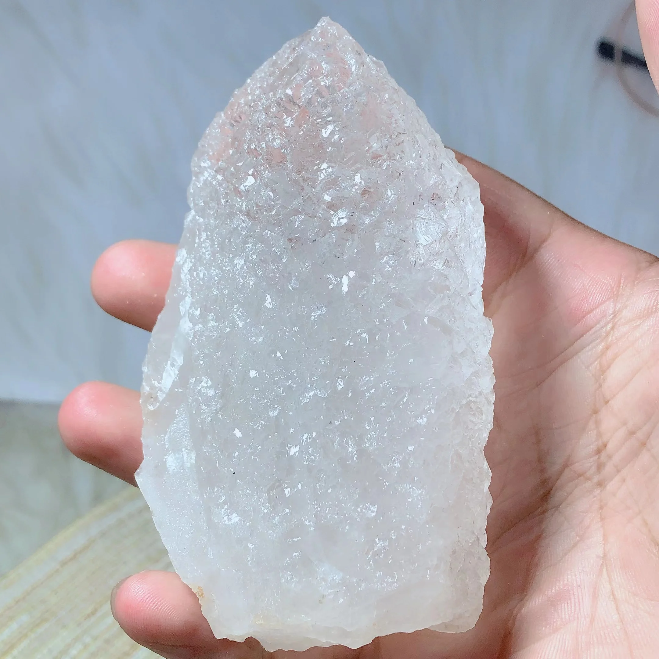 Natural Crystals Buddha's Head Clear Quartz Specimen Raw Healing High Quality Gemstones Home Decorations Room Decor Mineral