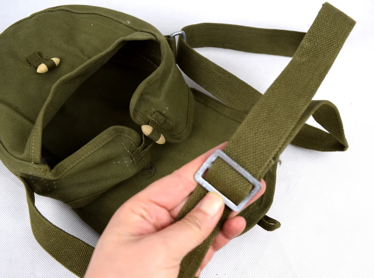 Vietnam War Period Surplus Chinese Army Type 56 Drum Mag Pouch Mag