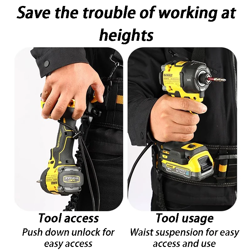 Quick Hanging Suitable for Makita Electric Drill Modification Accessories Waist Tool Storage Modification Kit Suitable for DEVON