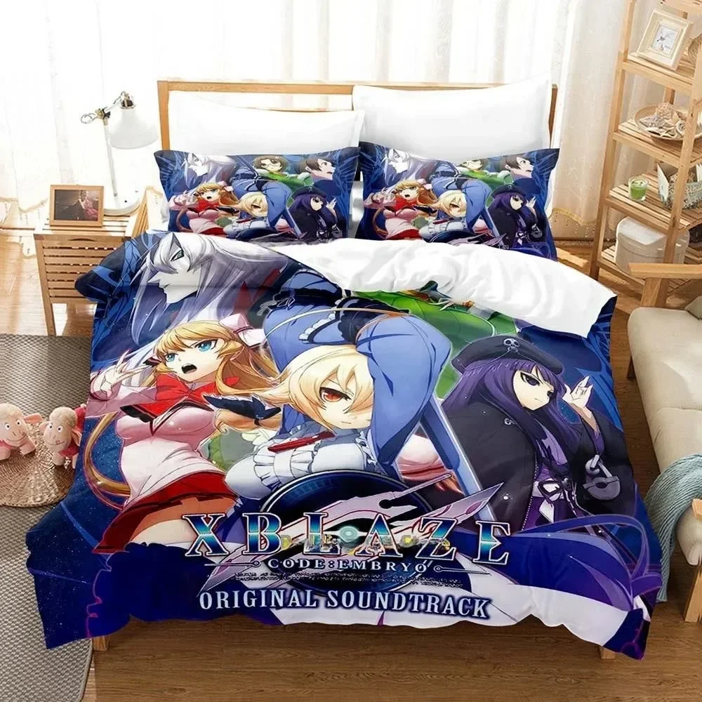 XBLAZE Lost Memories Bedding Set Single Twin Full Queen King Size Bed Set Adult Kid Bedroom Duvet Cover Sets 3d Anime Bed Sheet