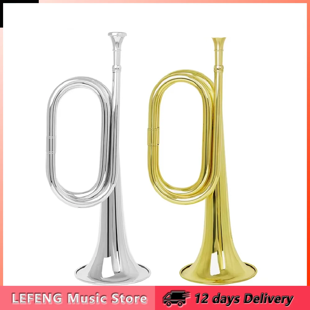 M MBAT Trombone C Key Big Stride Spanish Bugle 11CM Bell Mouth Diameter High-Quality Brass Instrument Thickened Brass Nifty Tube
