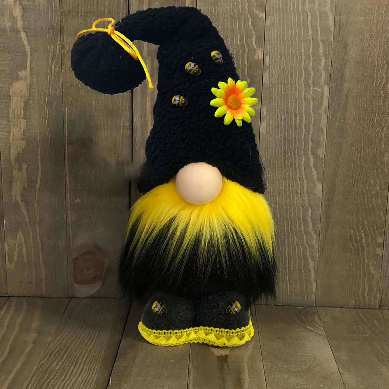 

Gnome Bee Elf Plush Faceless Doll Sunflowers Gnome Bee Elf Plush Doll Faceless Nisse Swedish Dwarf Tomte Decor Home Ornaments