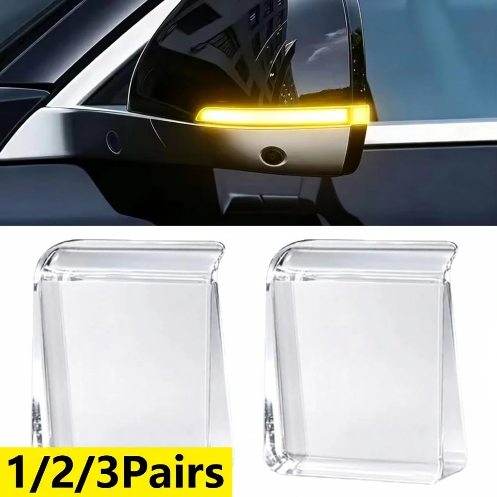 Car Rearview Mirror Guide Block LED Lamp Turn Signal Light Assisted Driving Side Mirror Indicator Lamp Decorative Accessories