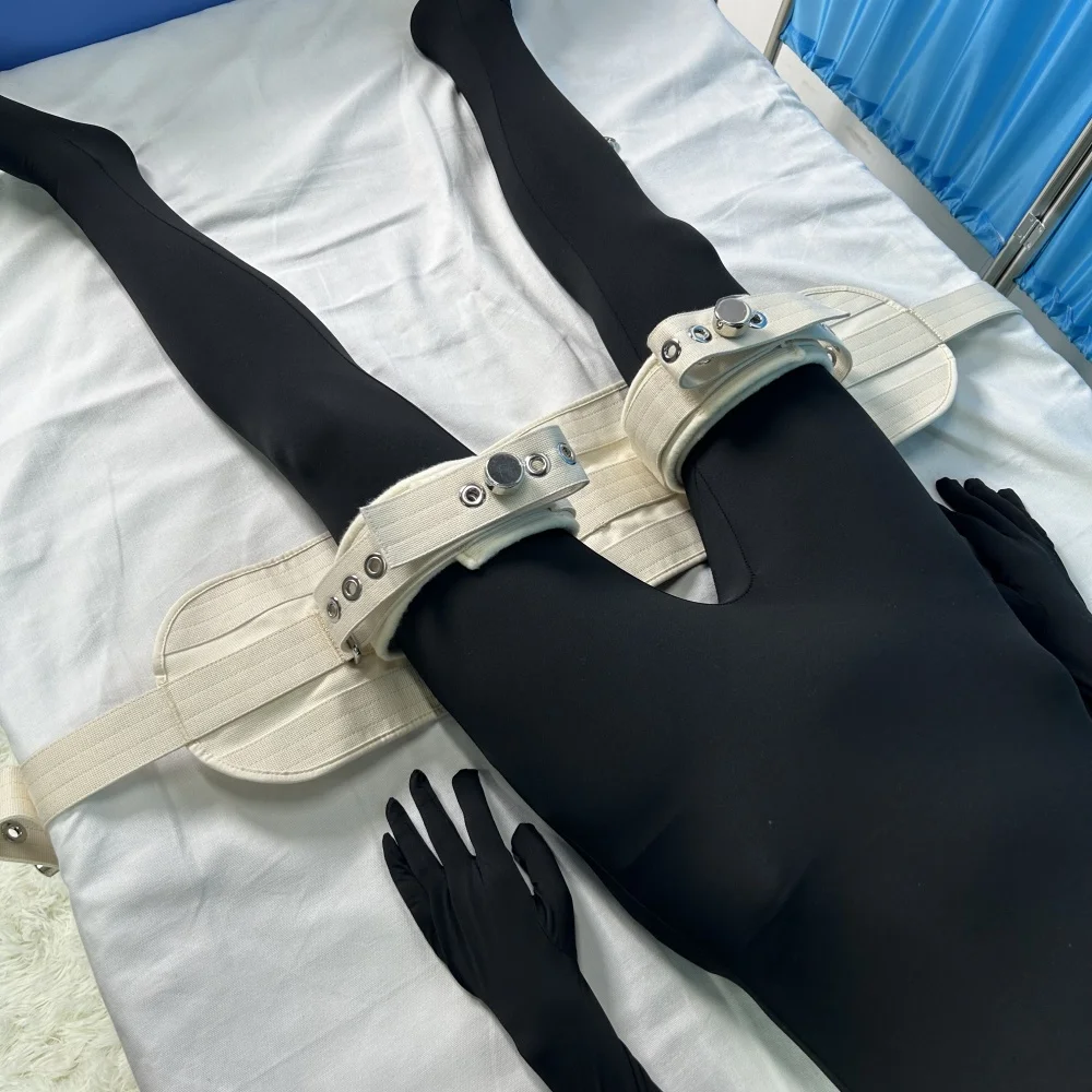 Magnetic Restraint Straps Control Leg Holder for Bed Physically Thigh Bondage Belt for Neurology Patients