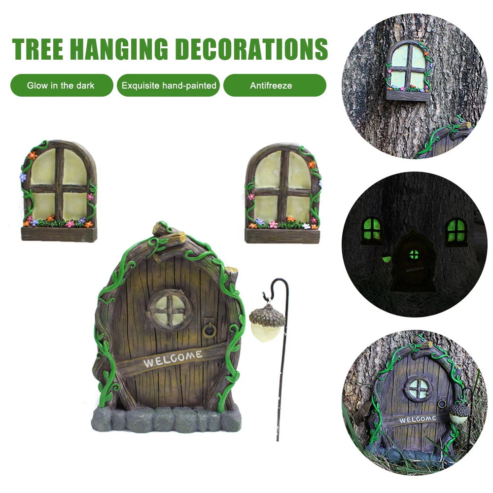Escultura de árbol de Gnomo de - Art Craft Door reseña y precio