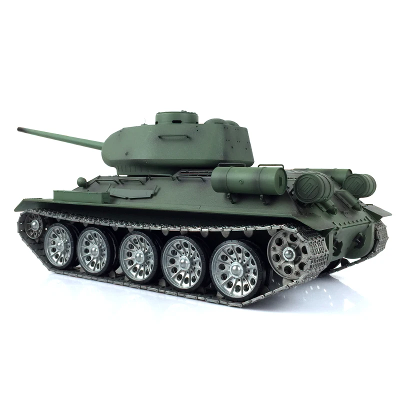 

HENG LONG 1/16 7.0 Soviet T34-85 Army RC Tank 3909 360° Metal Wheels Barrel Recoil Steel Gearbox Engine Proportion Smoke TH17770