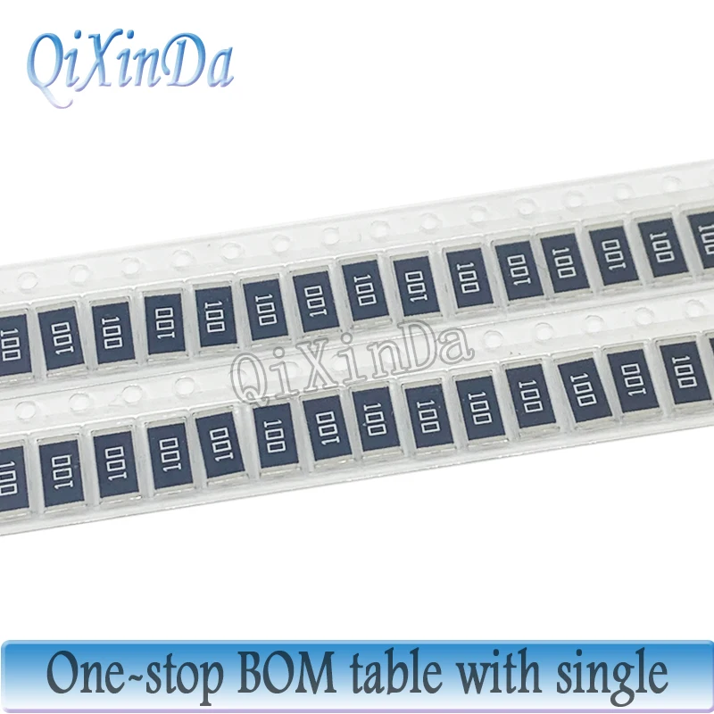 100PCS 2512 SMD Chip 1W 0R ~ 10M 5% 1W 0 1 10 100 150 220 330 Ohm 1K 2.2K 10K 100K 220K 0R 1R 10R 100R 150R 220R 330R 470R