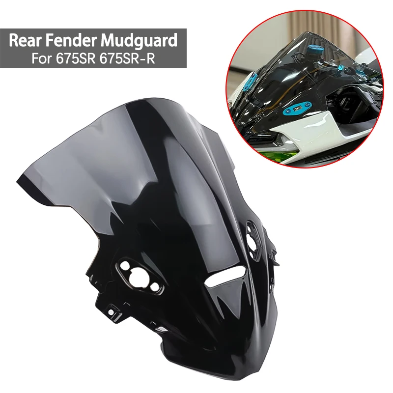 

For 675SR 675SR-R Motorcycle Rise Windscreen Windshield 675SR/675SR-R Wind Deflectors Shield Protector Cover