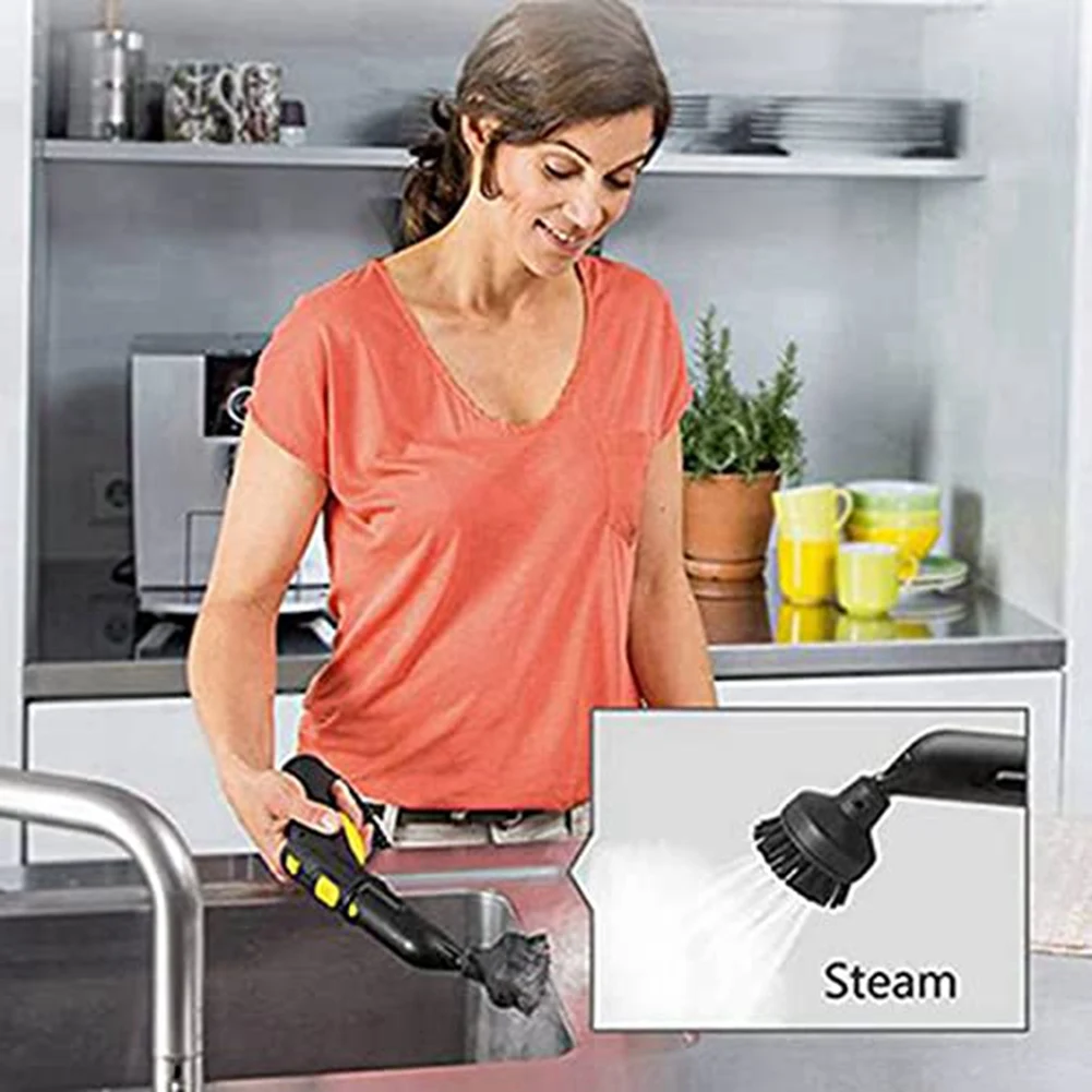 T65C! الملحقات مجموعة فرشاة مستديرة فوهة فرش مستديرة فرشاة فوهات الطاقة لمنظف البخار Karcher SC1 SC2 SC3 SC4 SC5