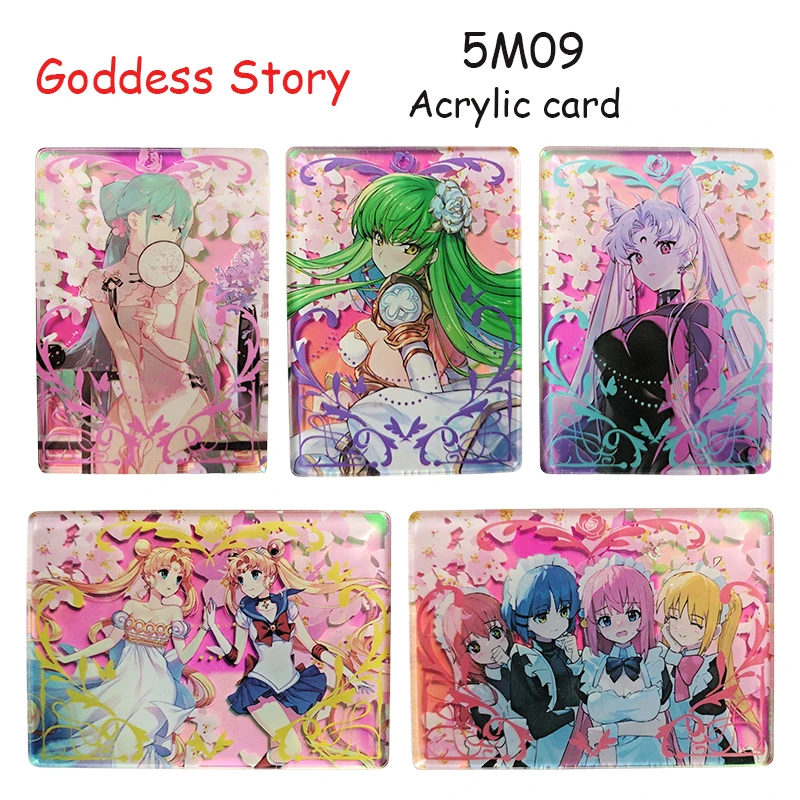 

Goddess Story Acrylic Card Anime Hatsune Miku Kita Ikuyo Cartoon Rare Collectible Game Card Board Game Toys Birthday Gift