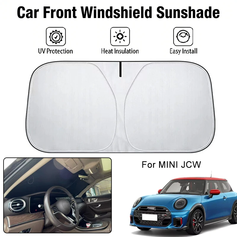 

Car Front Windshield Sunshade Cover For MINI JCW UV Block Heat Insulation Auto Interior Sun Protection Accessories