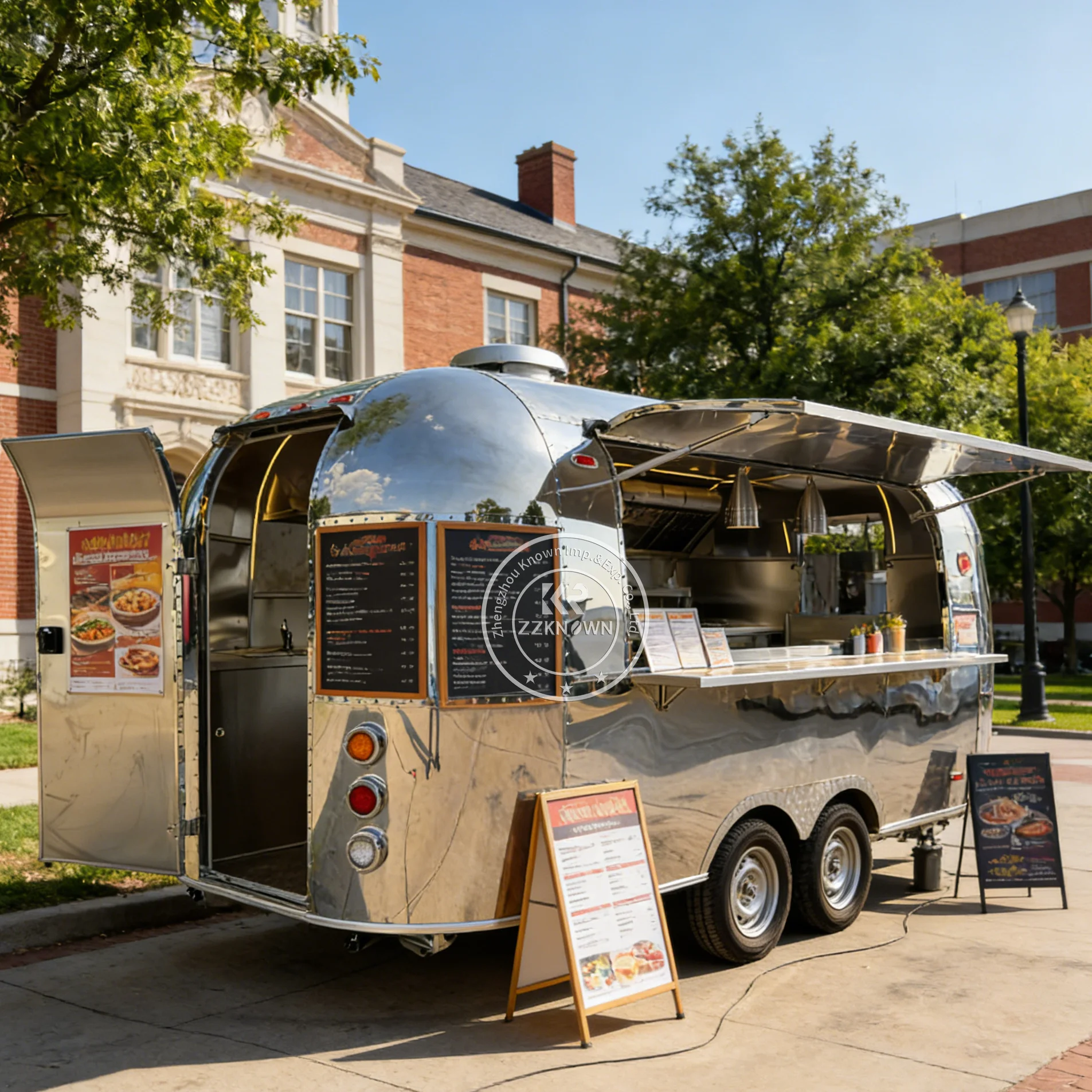 

Professional Sandwich Snack Truck Food Truck Mobile Street Catering Trailer Street Food Trailer With Complete Kitchen Setup