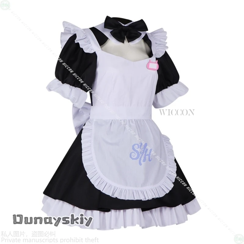 Аниме игровой проект Sekai косплей Mikuuu костюм с кроличьим отверстием Kawaii Jirai Kei японское платье горничной для девочек прекрасная маскировка Лолиты