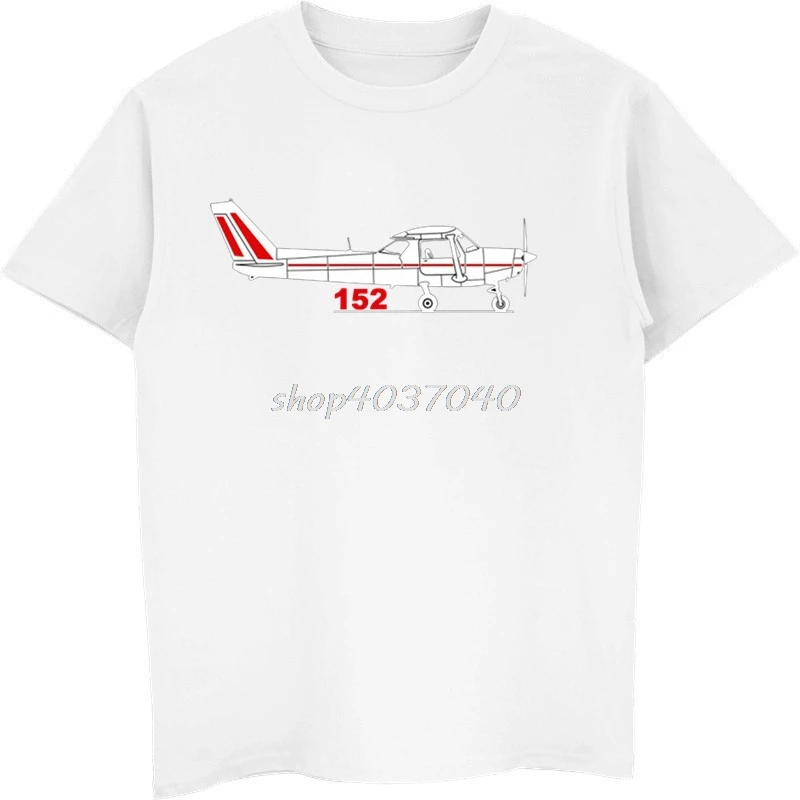 Hot Sale Super Fashion Cotton Print Men's T-shirt Aeroclassic PPL Pilot Cessna 152 Aircraft Inspired Breathable T Shirts Tees