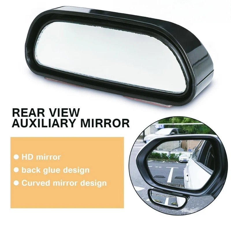 ZF-T Espejo retrovisor convexo gran angular para estacionamiento inverso de coche, accesorios auxiliares para coche, 360 grados
