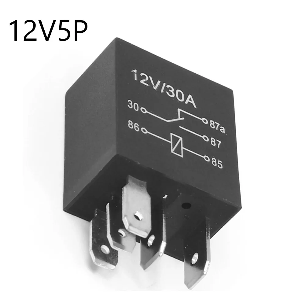Compatible With Different Equipment Automotive Relay 12/24V Relay Brass Pins Durability Long-lasting Performance