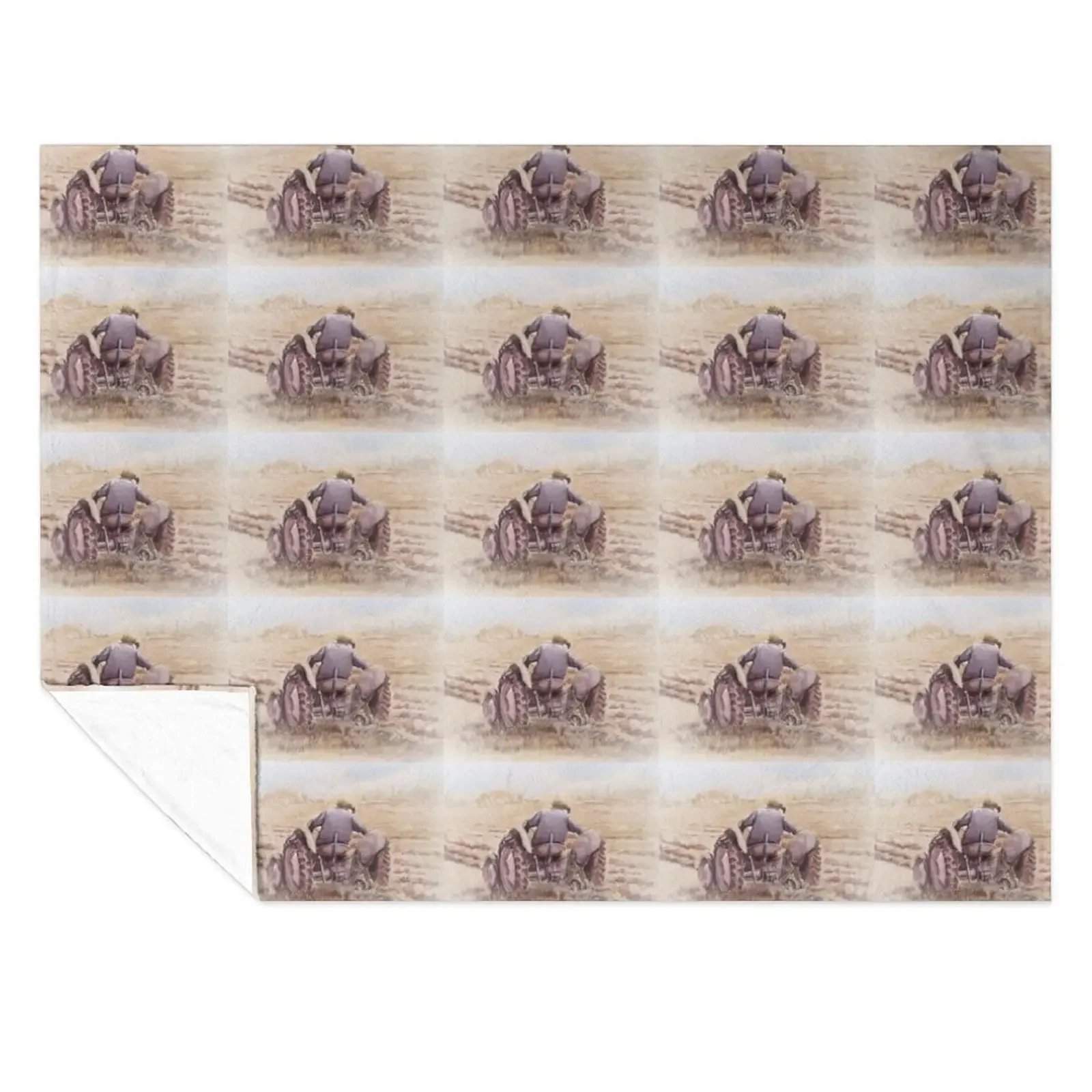 

Fergie the little grey tractor Throw Blanket for babies halloween Quilt Summer Blankets