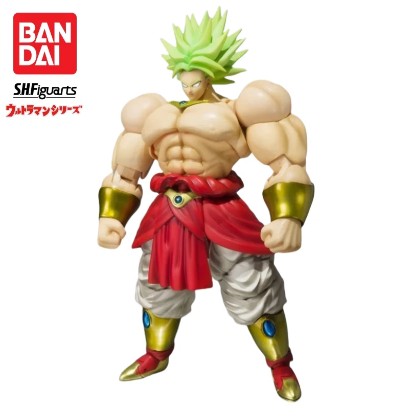 

В наличии Bandai S H Figuarts, оригинальная кукла Dragon Ball Broli, новая фигурка в штучной упаковке, модель персонажей аниме, гараж