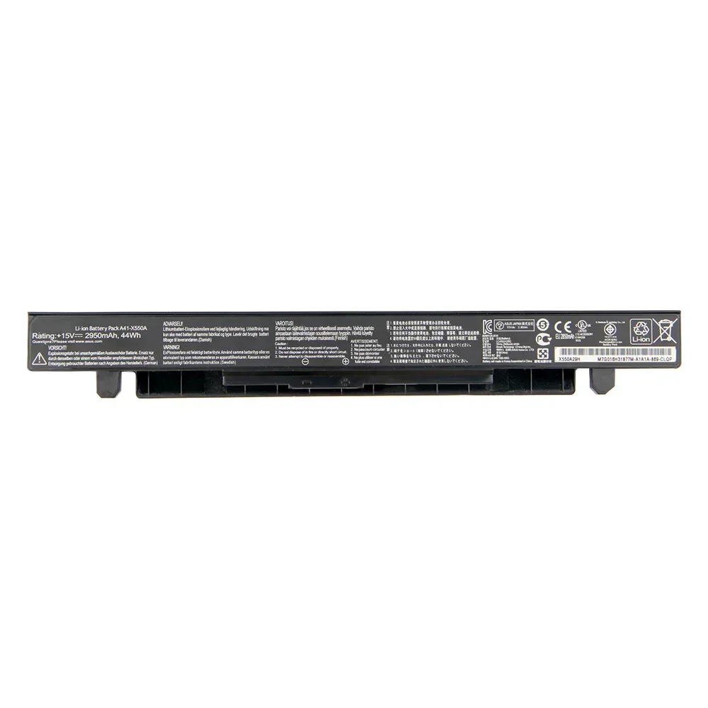 

New Replacement Battery A41-X550A For ASUS A450VE Y581C Y481C X450V X550V A550C A450C W40C A450VB A450VC 2950mAh With Free Tools