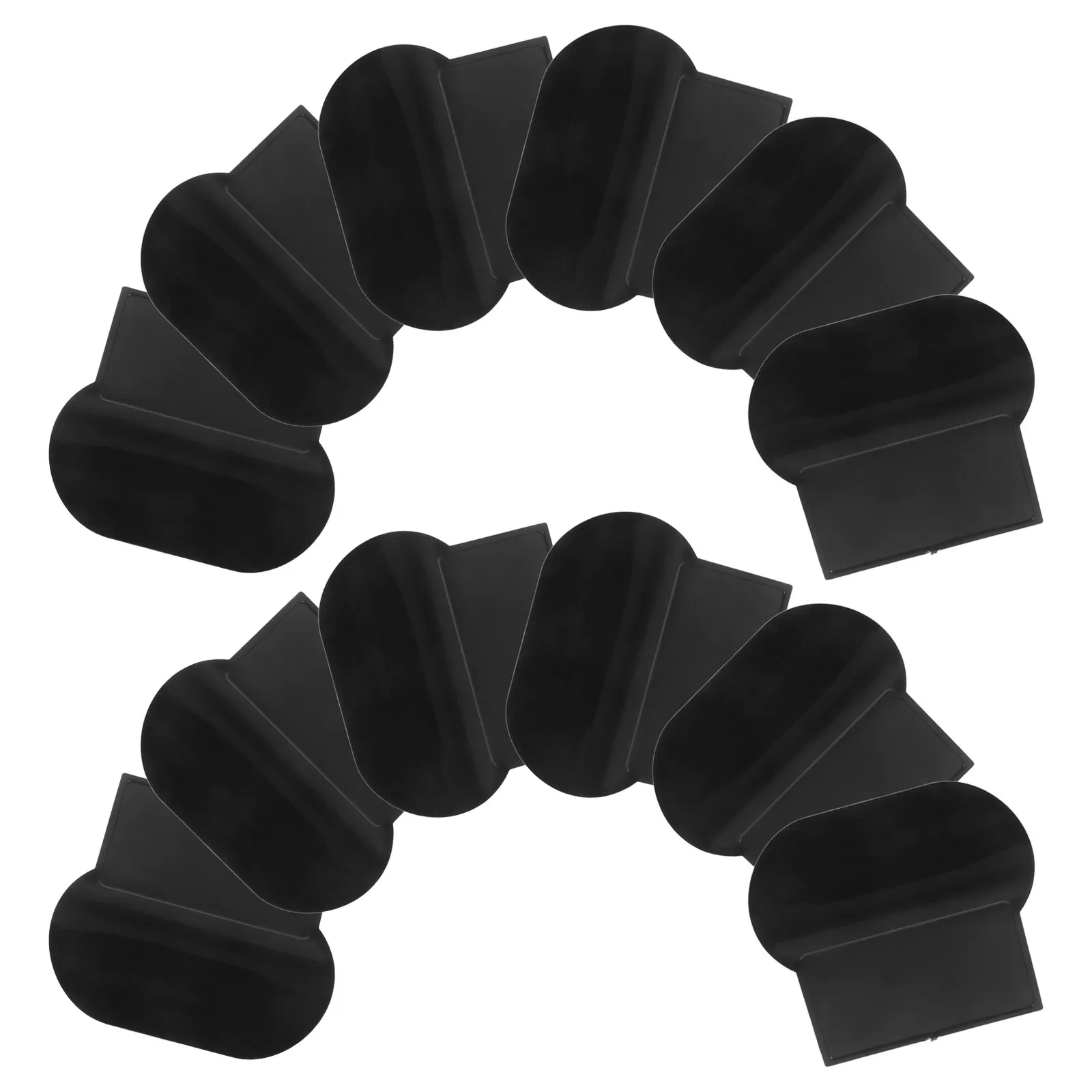 

20Pcs Toilet Seat Lifter Handle Tab Black Adhesive Toilet Lid Flipper Tool for Home Bathroom Hygienic Touch-Free Lid Lift