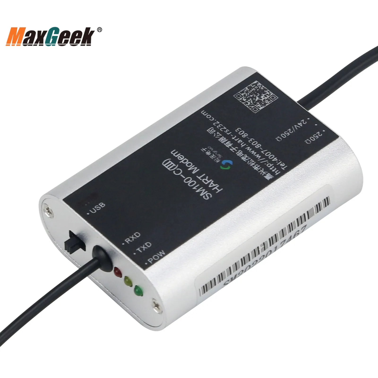 Maxgeek SM100-C (III) Standard Version Hart Modem USB to Hart Modem HART Cat Supports Mobile APP Debugging