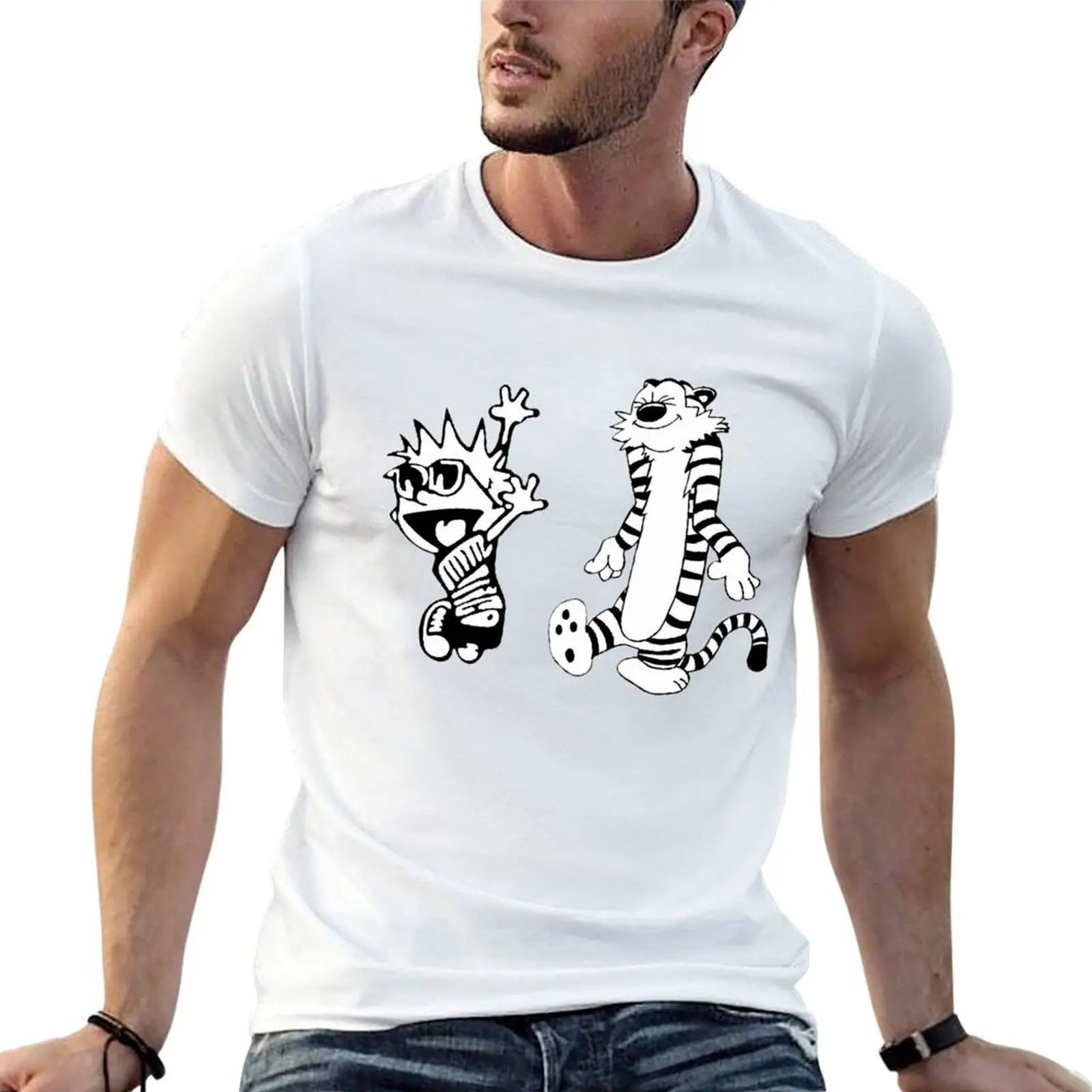 

Calvin and Hobbs Vintage T-Shirt g man t shirts for men anime t shirts for man T-Shirt