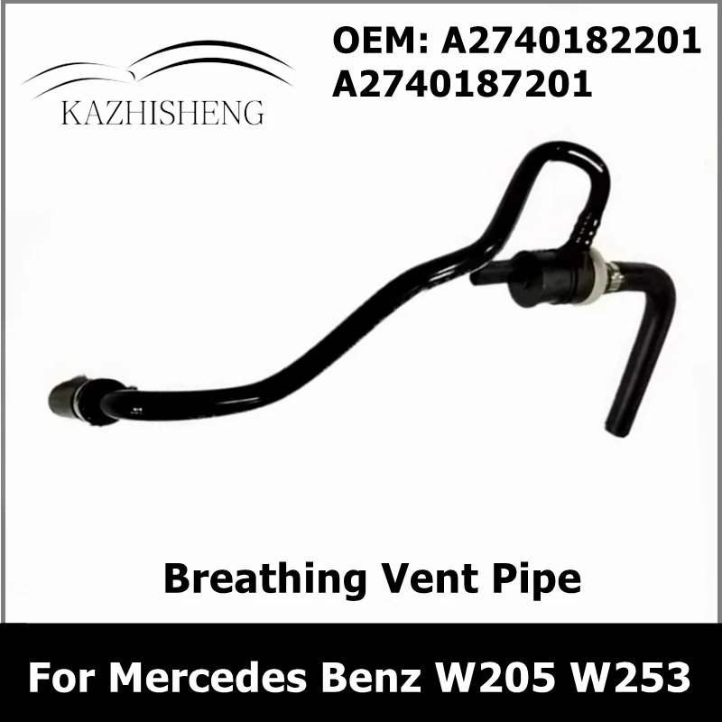 

Engine Solenoids Breathing Vent Pipe Line for Mercedes Benz C GLC-Class W205 W253 A2740182201 A2740187201 2740182201 2740187201