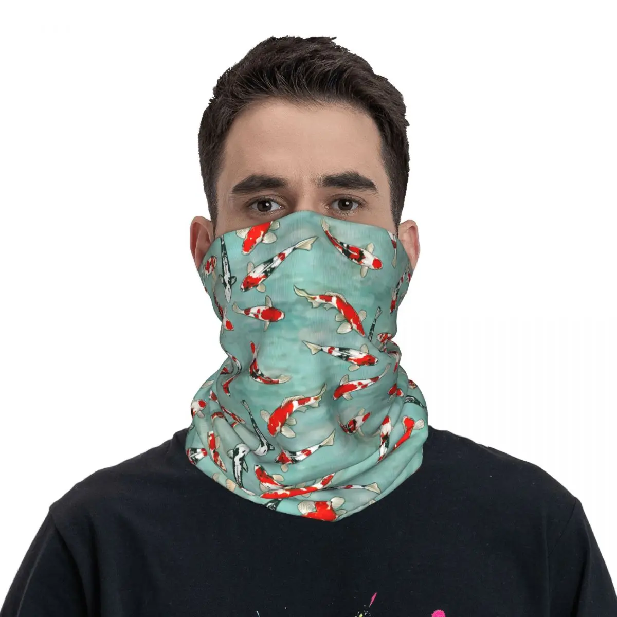 Le Ballet Des CarhearKoi-Foulard de la présidence, masque en polyester pour le cou et le visage