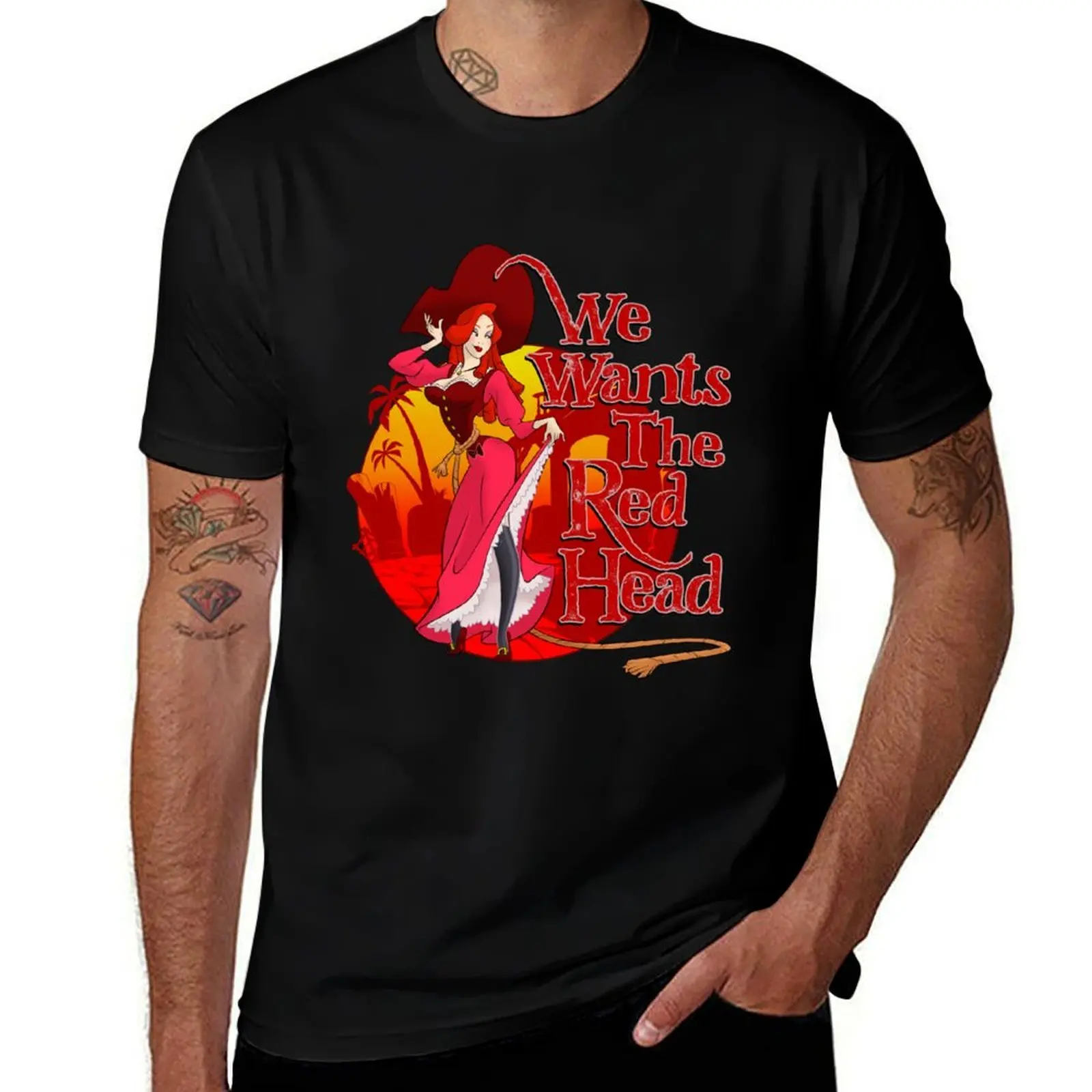 We Wants the Red Head T-Shirt Plus Size Basic Short Sleeve Top T-Shirt