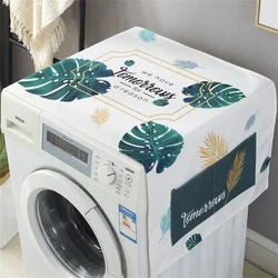 Fashion Northern Europe Kitchen Dust Cover Washing Machine Cover Refrigerator Dust Protector Oven Microwave Cover Home Cleaning