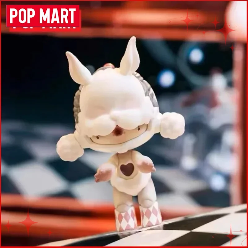 POPMART SKULLPANDA Hang Tag SP Series Trend Dolls تماثيل من الفينيل القطيفة