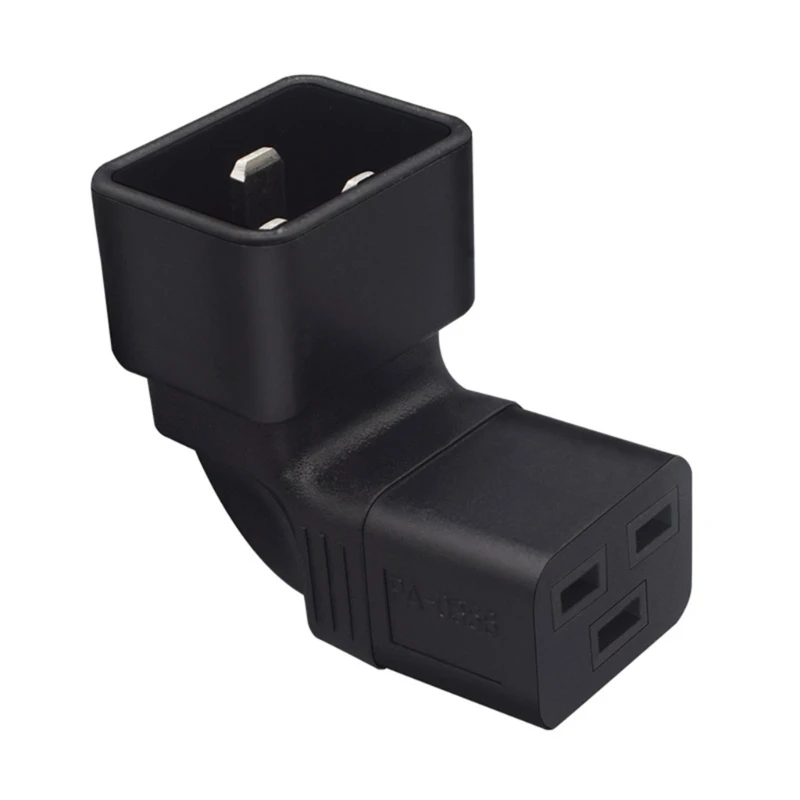 

IEC320 C20 to IEC320-C19 Conversion Plug C20 Male 3Pins to IEC320-C19 Adapter