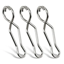 20pcs Fishing Speed Clips, Quick Change, High Strength, Swivel Lure Hook Crankbait Connector, Stainless Steel, Saltwater,