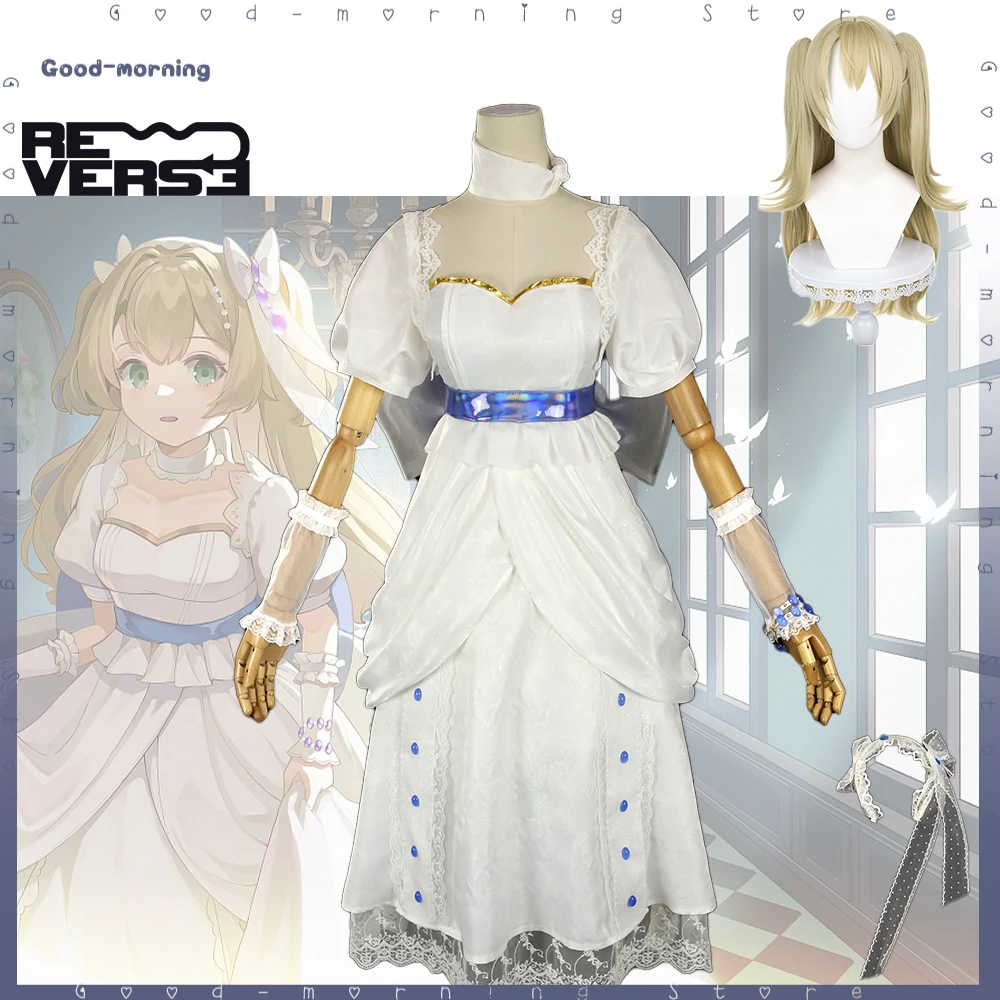 

Game Reverse:1999 Sotheby Cosplay wig Costume Sexy princess dress Carnival Halloween Party Event Anime Adult COS Role Play