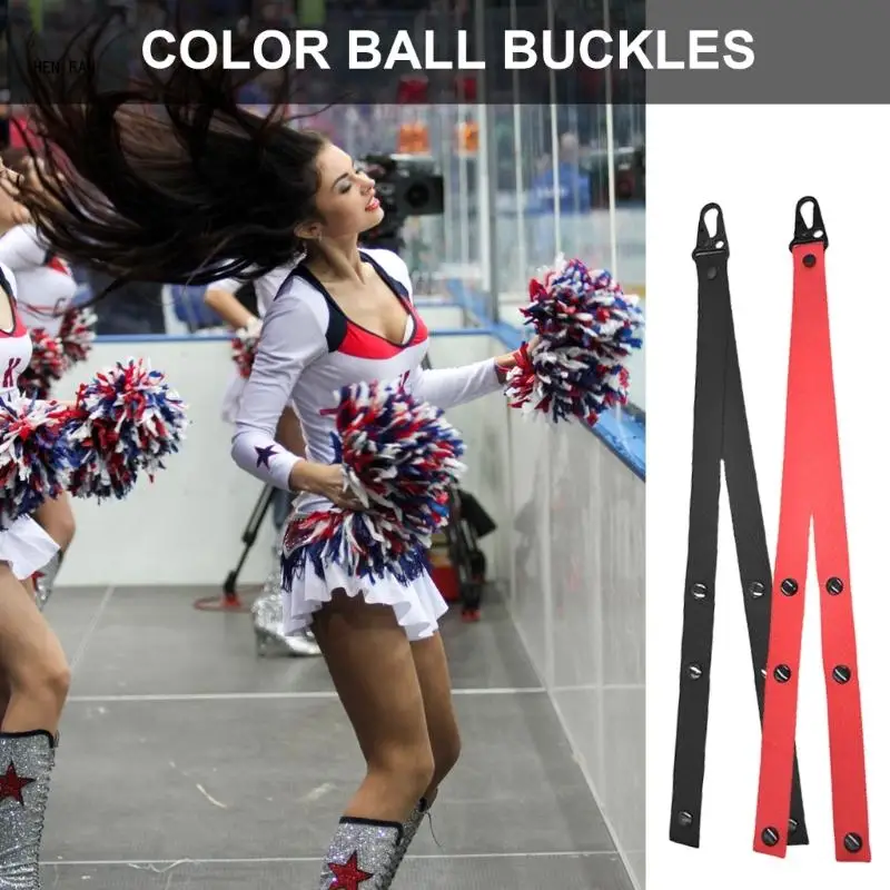 Cheerleader Pompon Holder Strap with Buckles for Cheer Backpack Easy to Use M89D