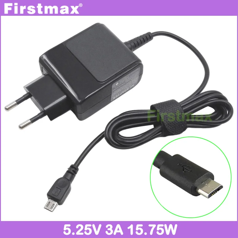 AC adapter 5.25V 3A 15.75W for HP Pavilion 10-j000 10-k000 x2 detachable tablet pc charger HSTNN-LA43 PA-1150-22GO